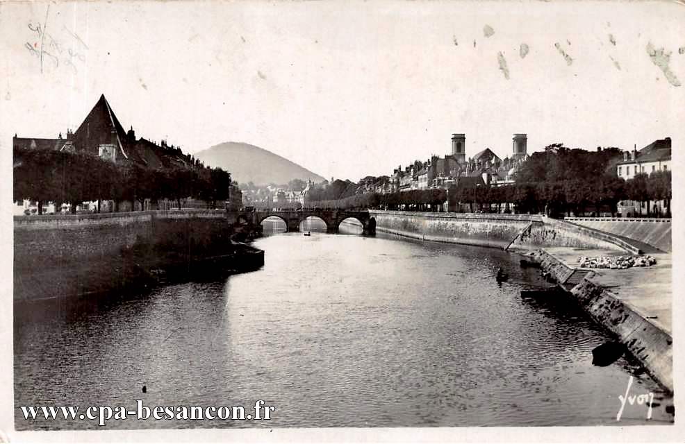 1073. - BESANÇON (Doubs) Le Doubs au pont de Battant